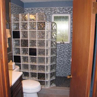 Glass Block Shower Enclosure, Glass Block Bar Kit, Glass Block Shower ...